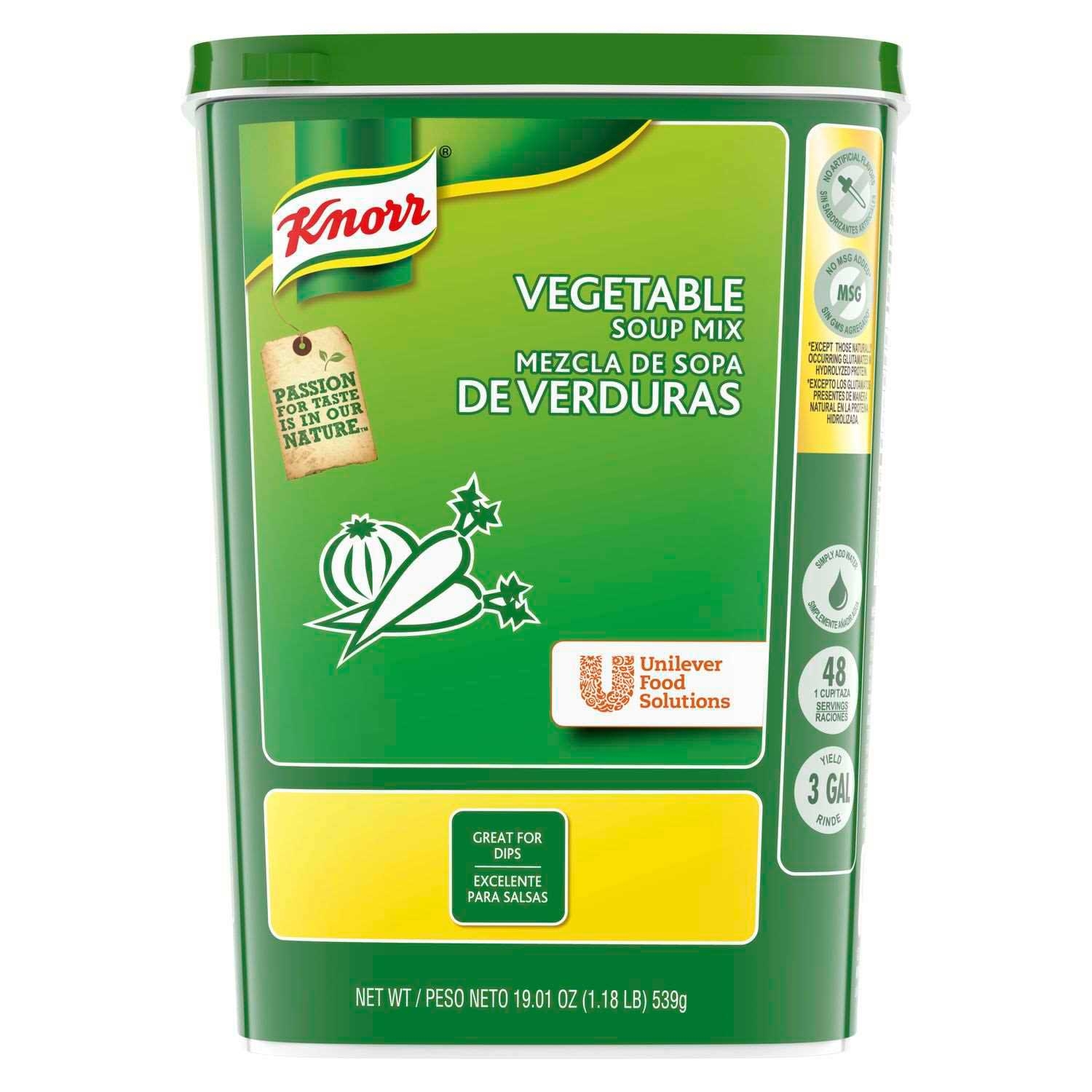 Single Knorr Professional Soup Mix Vegetable, 19.01 Ounce