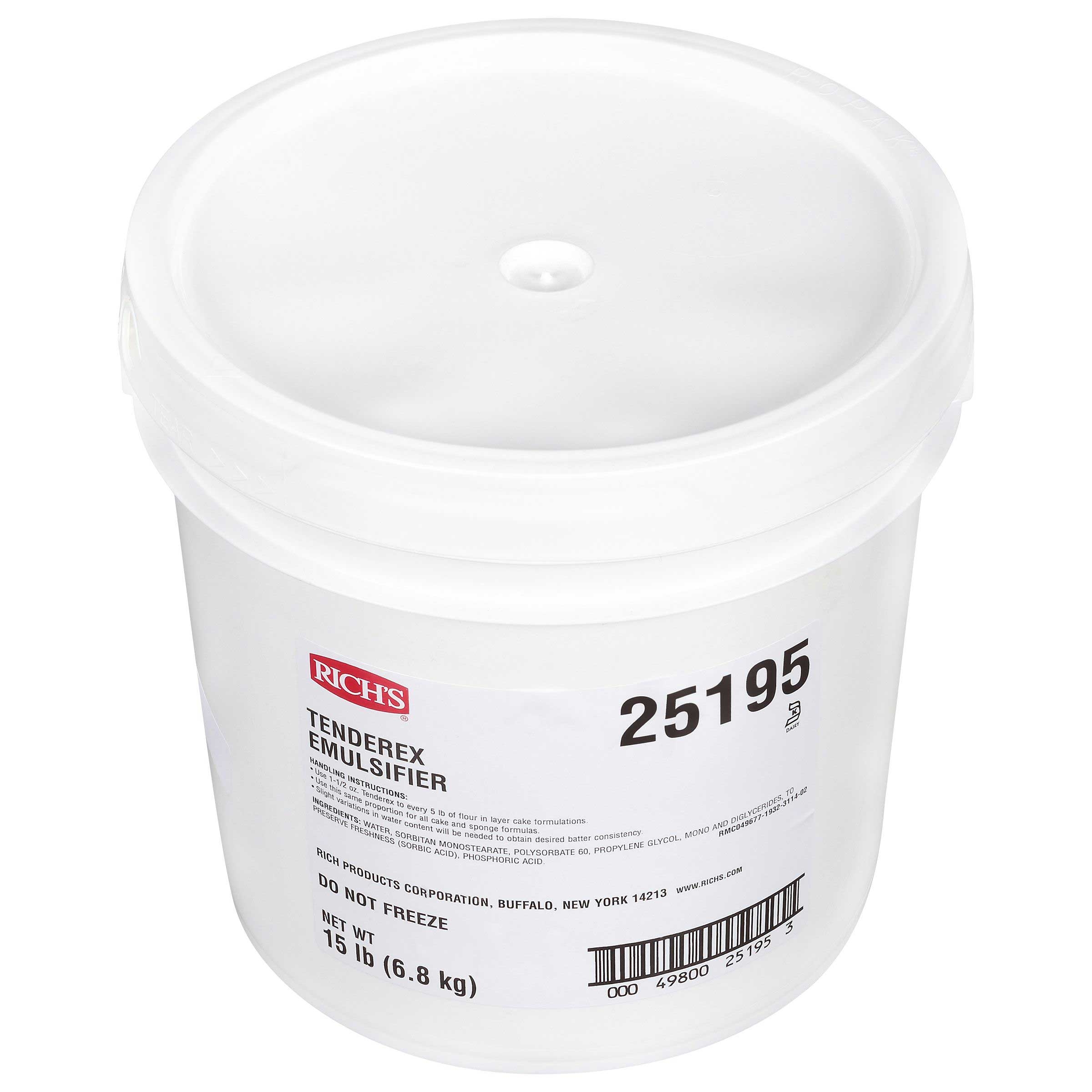 Rich Products Corporation Tenderex Emulsifier Mix, 15 Pound.