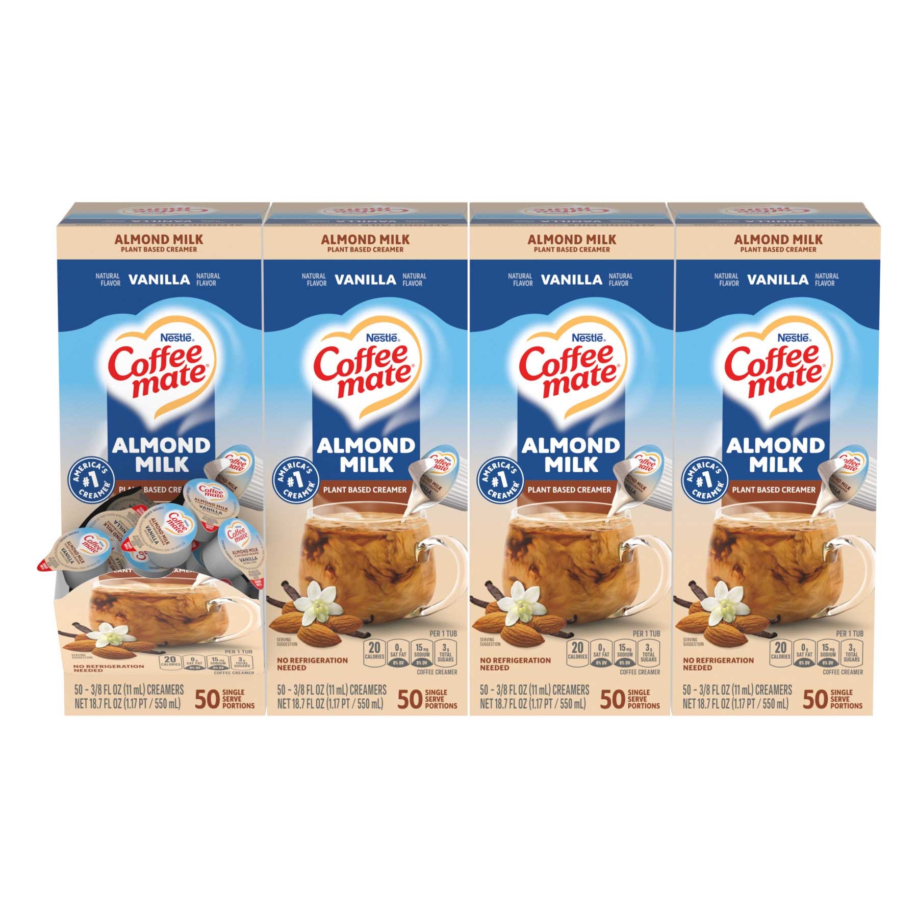 Coffee-Mate Almond Milk, 18.7 Fluid Ounce -- 4 per case