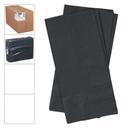 Lapaco 2 Ply Black Dinner Napkin, 15 1/2 x 16 inch -- 1000 per case.