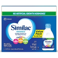 Similac Advance Early Shield Ready to Feed Infant Formula with Iron, 32 Fluid Ounce -- 6 per case.