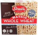 Streits Whole Wheat Matzo, 11 Ounce -- 12 per case