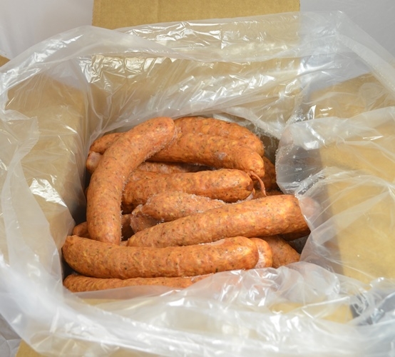 Eddy Packing Tasty Brand 3/1 Pork and Beef Smoked Sausage Link, 7 inch.