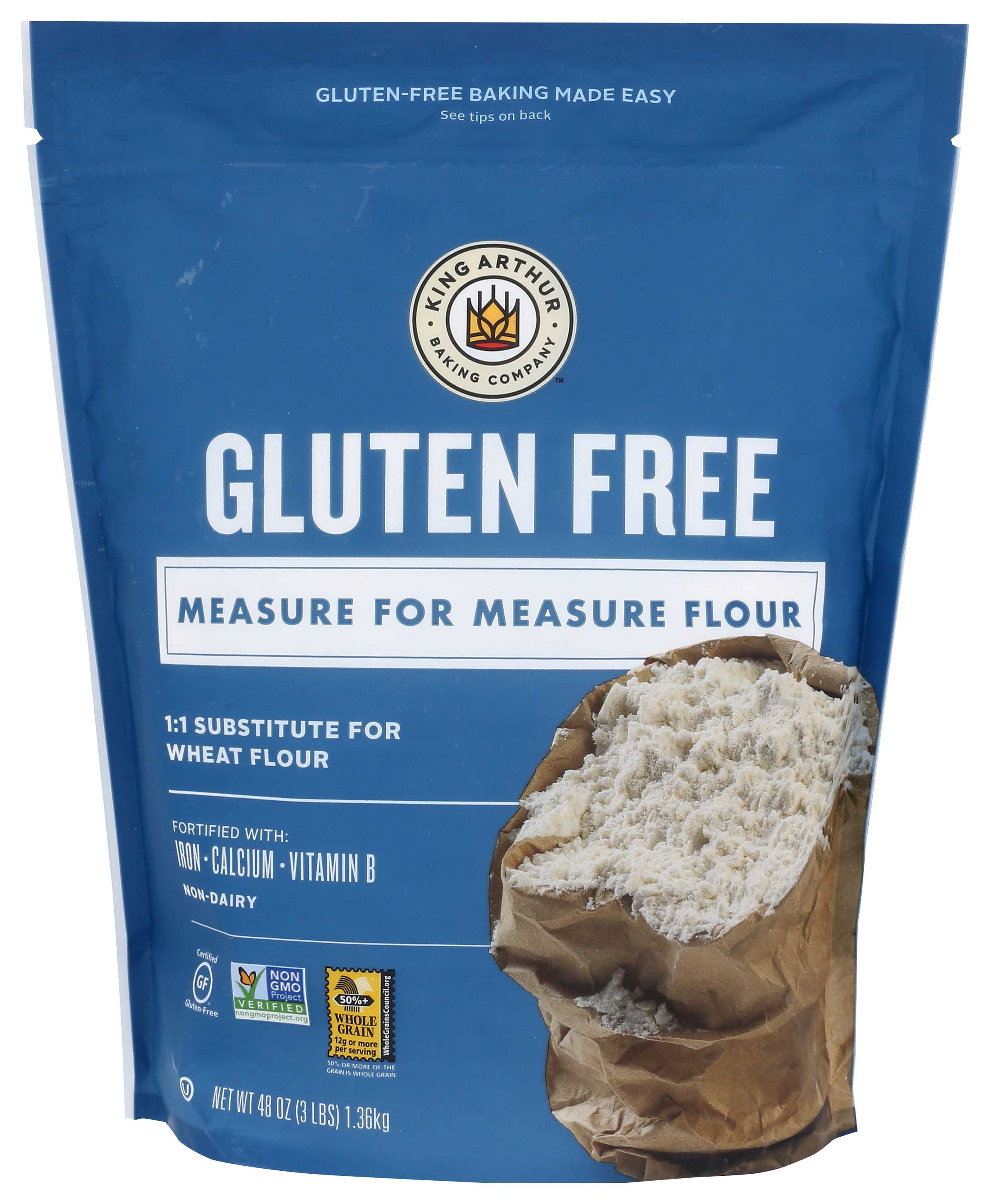 King Arthur Gluten Free Measure for Measure Flour, 3 Pound -- 4 per case.