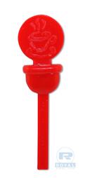 Royal Red Circle Beverage Plug -- 2000 per case.