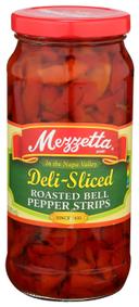 Mezzetta Deli Sliced Roasted Bell Pepper Strips, 16 Ounce -- 6 per case