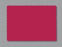 Smith-Lee Red Scalloped Printed Place Mat, 9.75 x 13.75 inch -- 1000 per case.