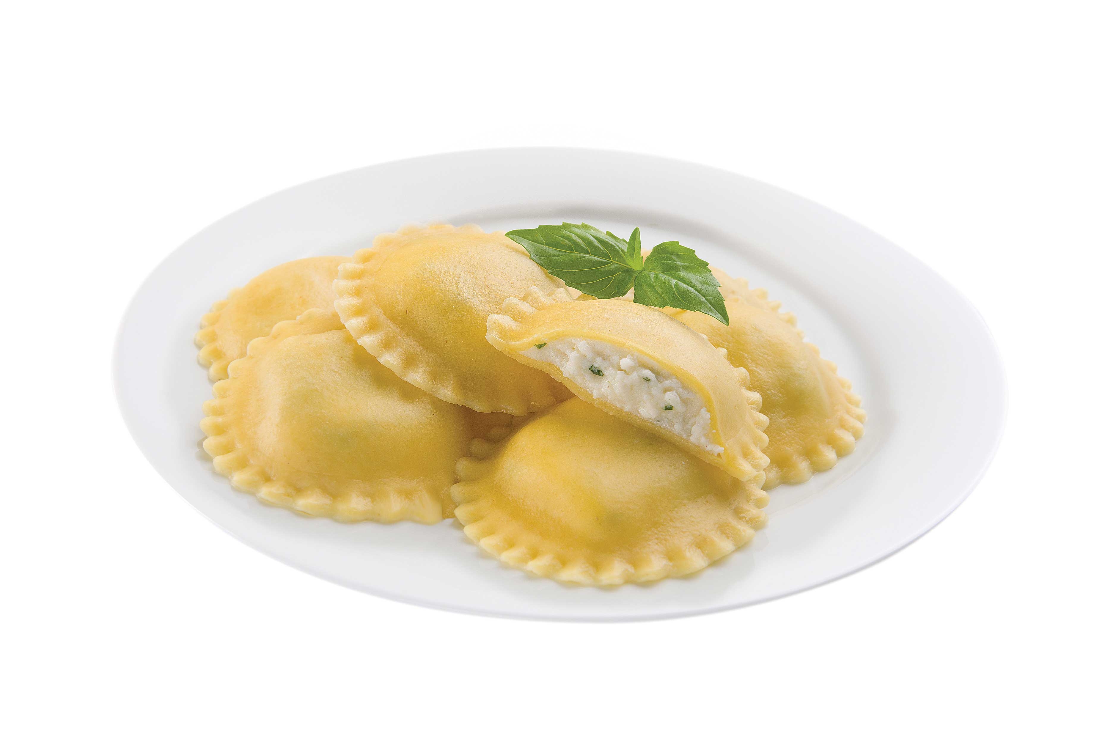 Seviroli Foods Large Round 4 Cheese Ravioli Pasta, 5 Pound -- 2 per case.