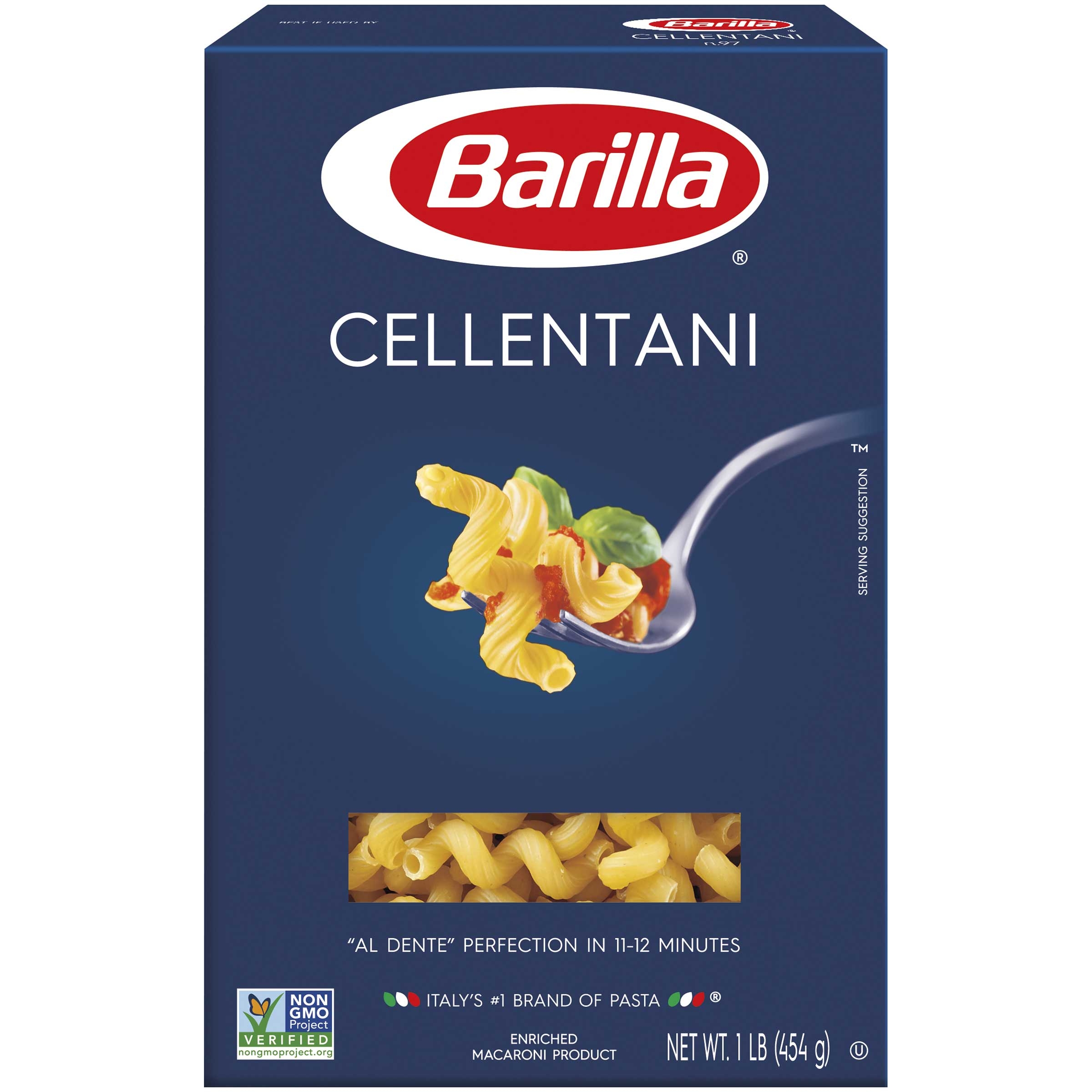 Barilla Cellentani Pasta, 16 Ounce -- 12 per case.