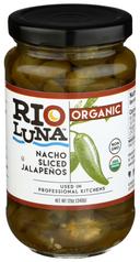 Rio Luna Organic Nacho Sliced Jalapeno Pepper, 12 Ounce -- 12 per case