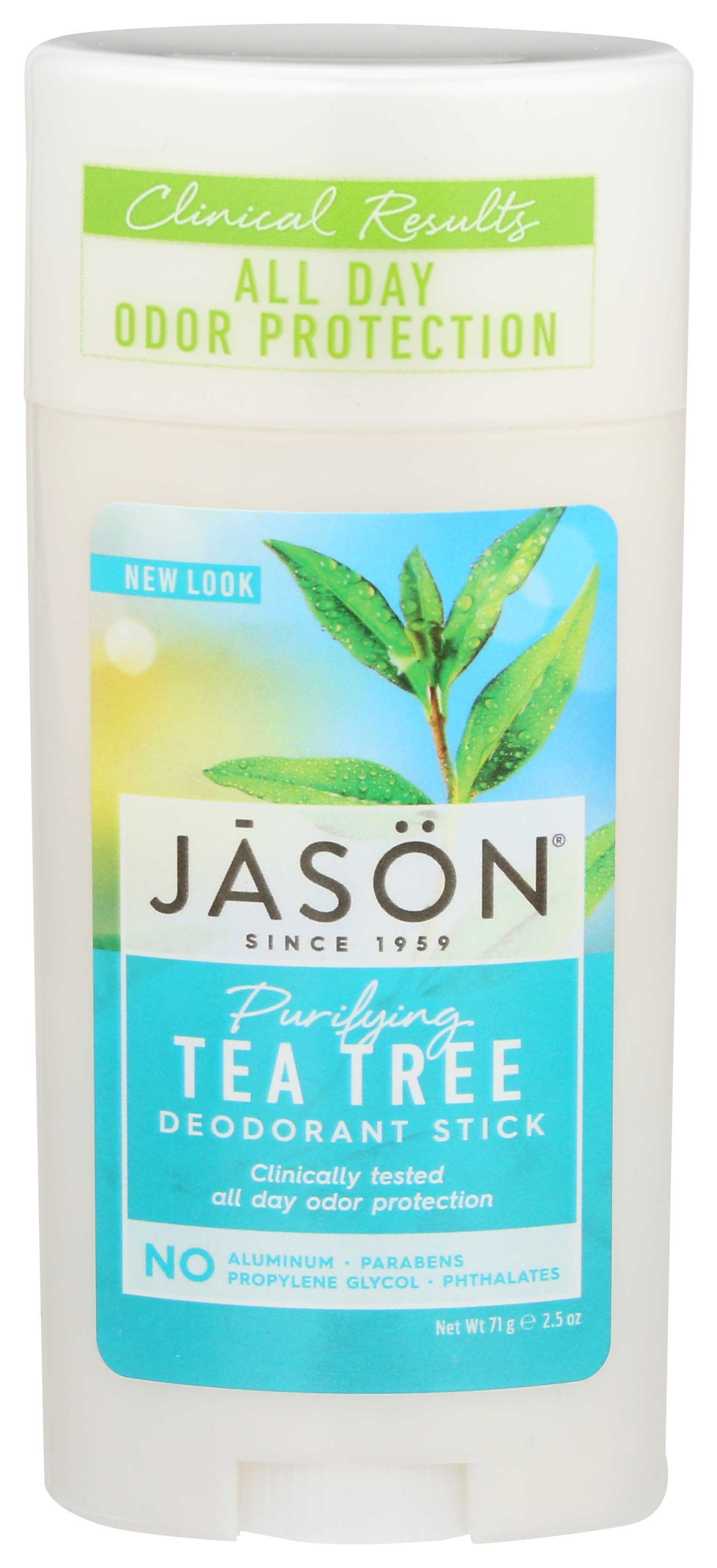 Jason Purifying Tea Tree Oil Deodorant Stick, 2.5 Ounce