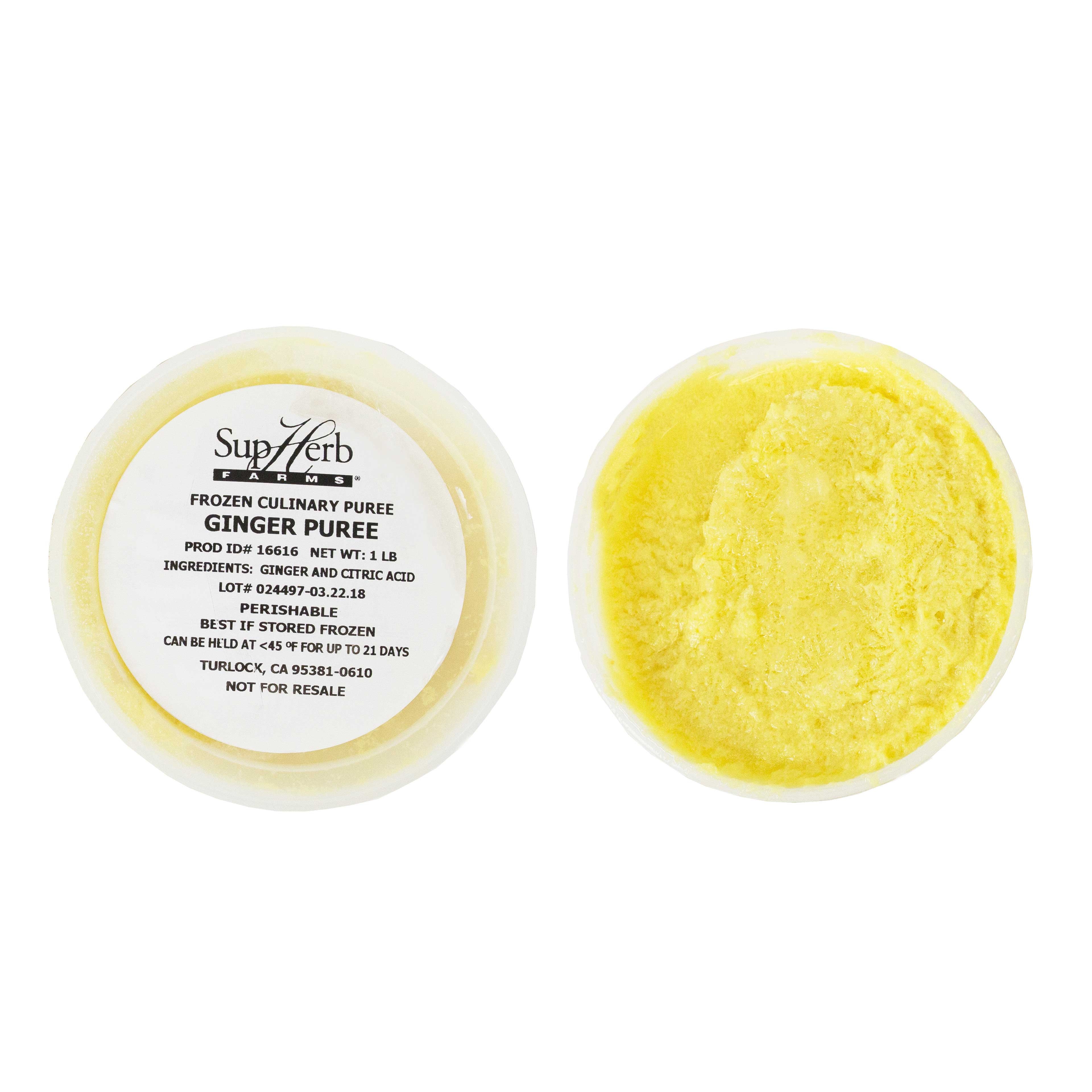 SupHerb Farms Ginger Puree, 1 Pound -- 4 per case.