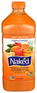 Naked Mighty Mango Fruit Smoothie, 64 Fluid Ounce -- 6 per case