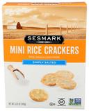 Sesmark Simply Salted Mini Rice Crackers, 5.25 Ounce -- 6 per case