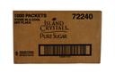 Sugar Foods Island Crystal Sugar Packet -- 1000 per case.