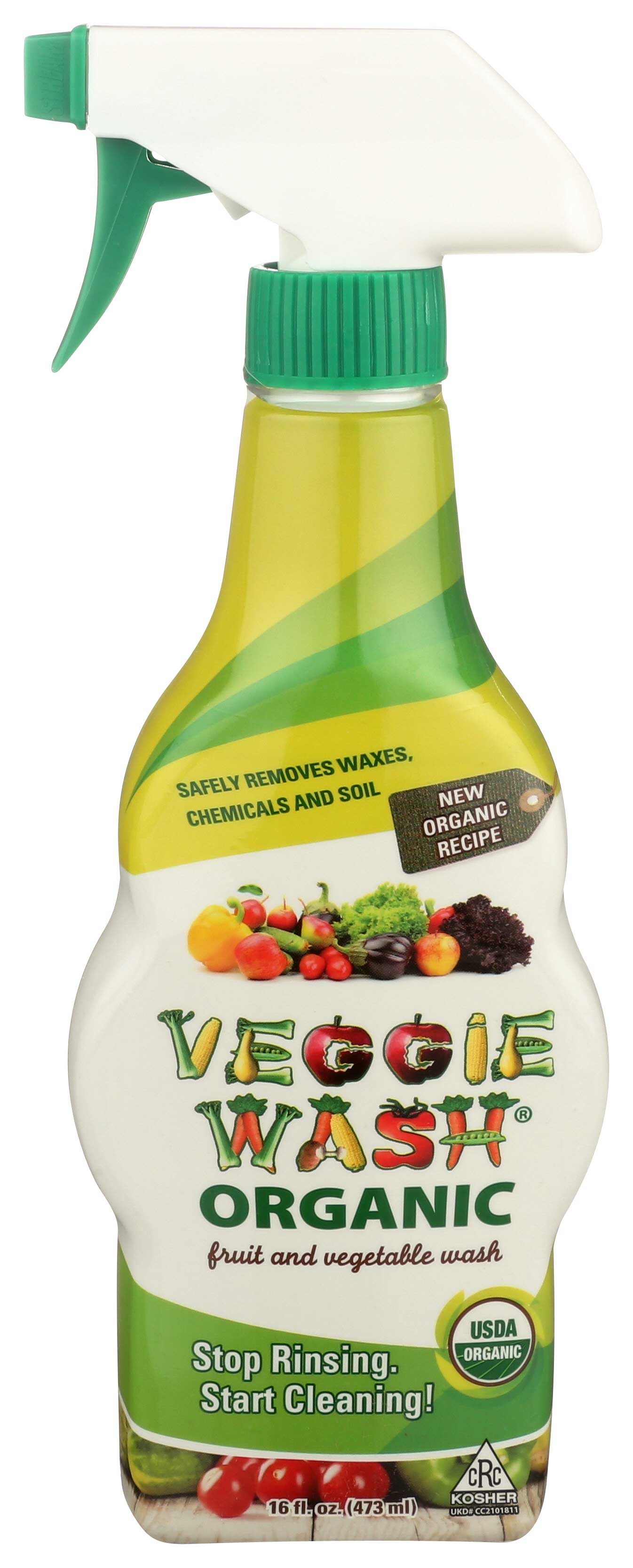 Veggie Wash Organic Fruit and Vegetable Wash, 16 Fluid Ounce -- 12 per case