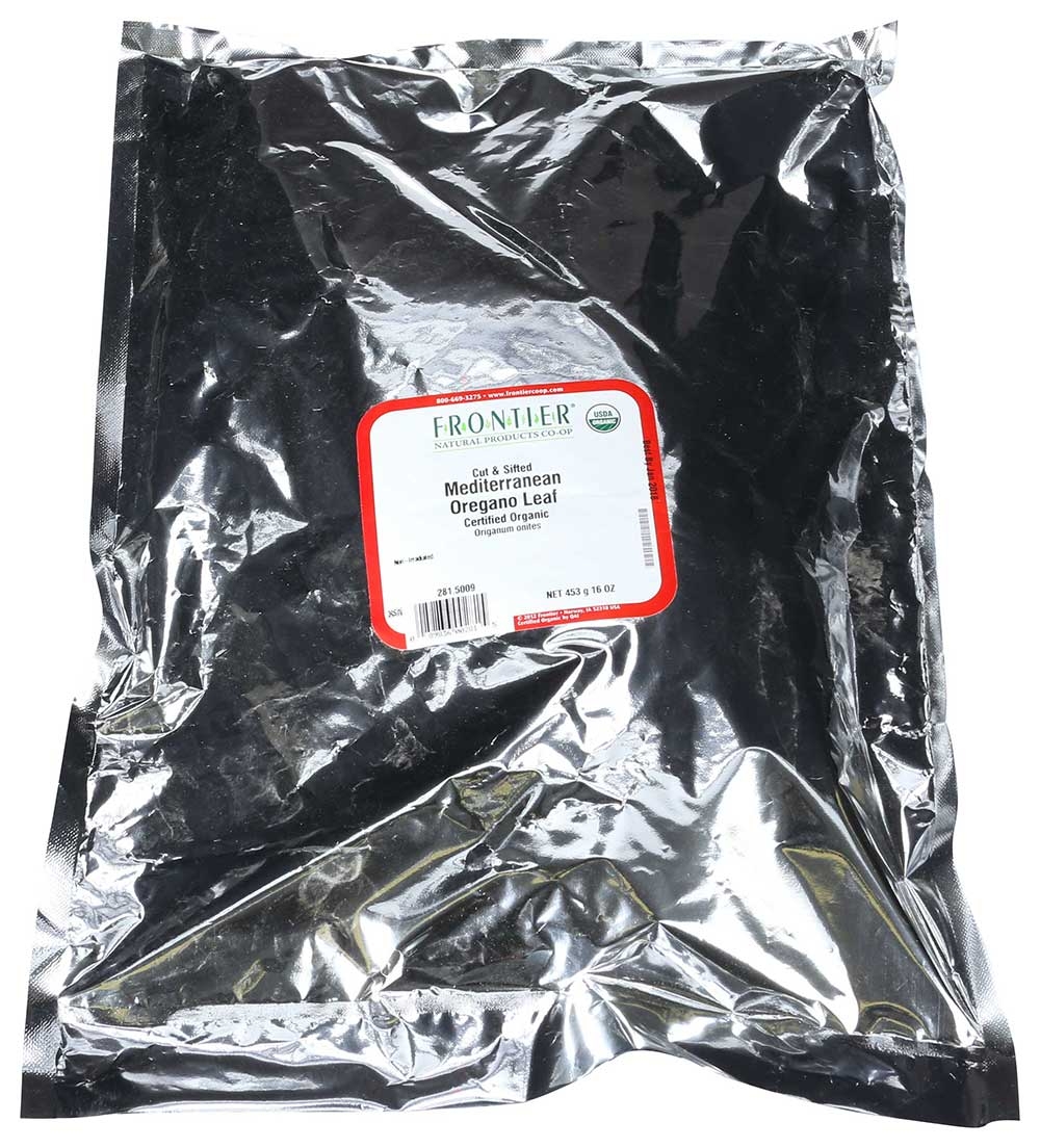 Frontier Herb Organic Cut and Sifted Oregano Leaf, 16 Ounce