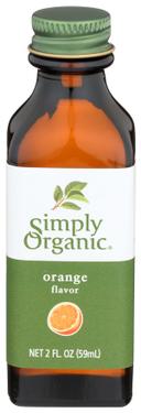 Simply Organic Orange Flavor, 2 Ounce -- 6 per case.