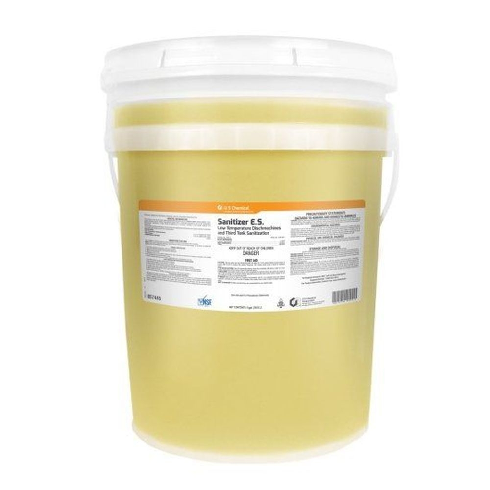 U S Chemical Low Temperature Dishmachines and Third Tank Sanitizer, 5 Gallon