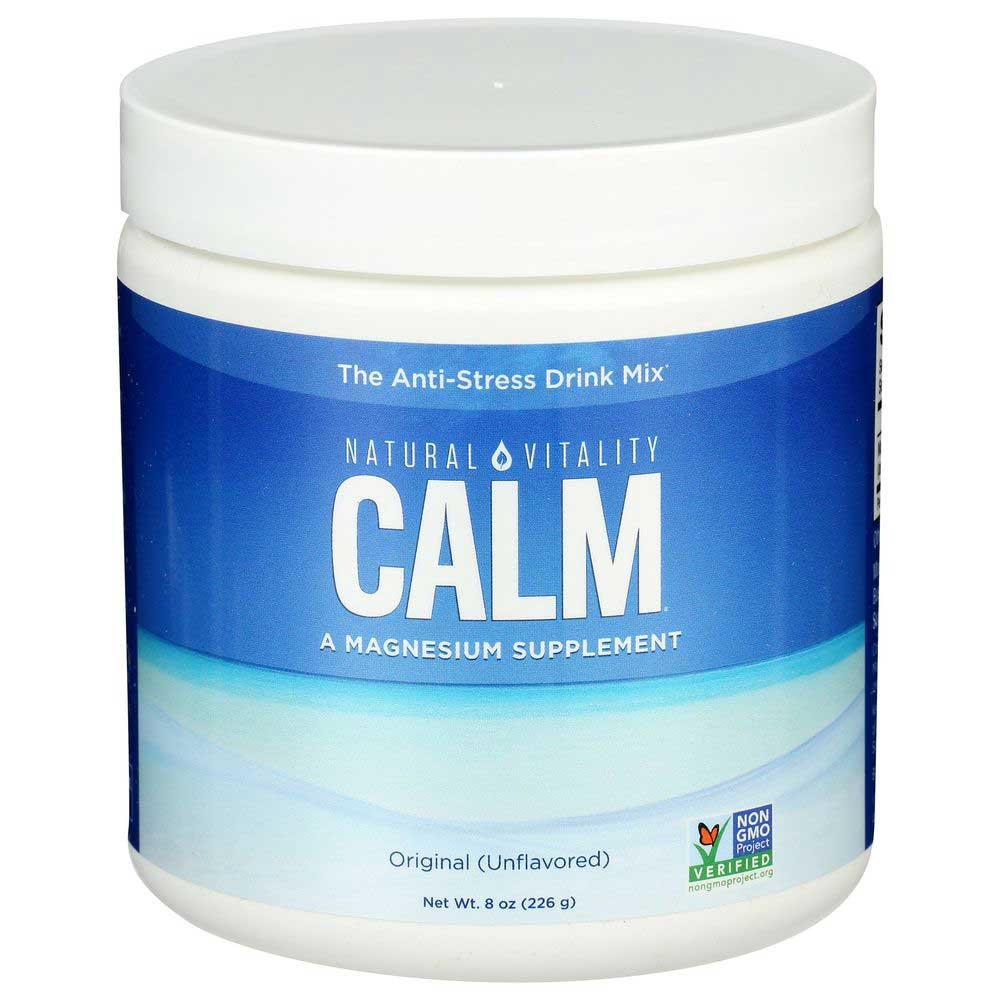 Natural Vitality Calm Original Unflavored Magnesium Powder, 8 Ounce