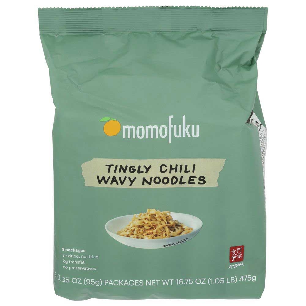 Momofuku Tingly Chili Wavy Noodles, 16.75 Ounce -- 10 per case