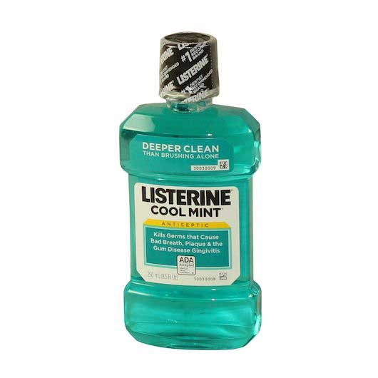 Listerine Cool Mint Antiseptic Mouthwash, 8.5 Fluid Ounce -- 6 per case