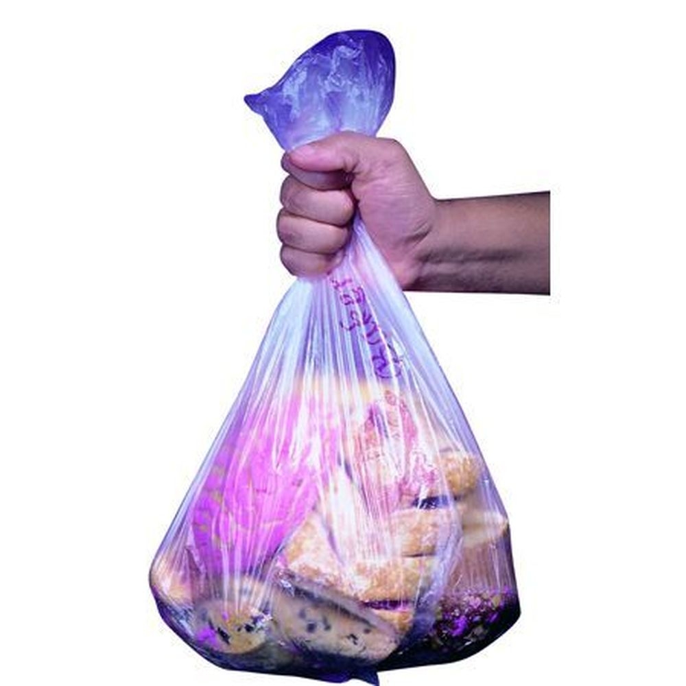 Crown Natural Poly 6 Microns Pull N Pak Mini Roll Bakery Bag, 15 x 20 inch -- 3600 per case