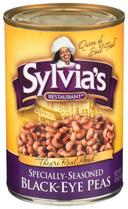 Sylvias Restaurant Black Eye Peas, 15 Ounce -- 12 per case