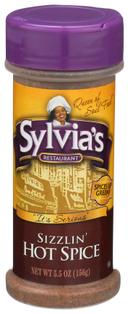 Sylvias Restaurant Sizzlin Hot Spice, 5.5 Ounce -- 12 per case