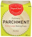 Paper Chef Culinary Parchment Extra Large Baking Cup, 30 count per pack -- 12 per case