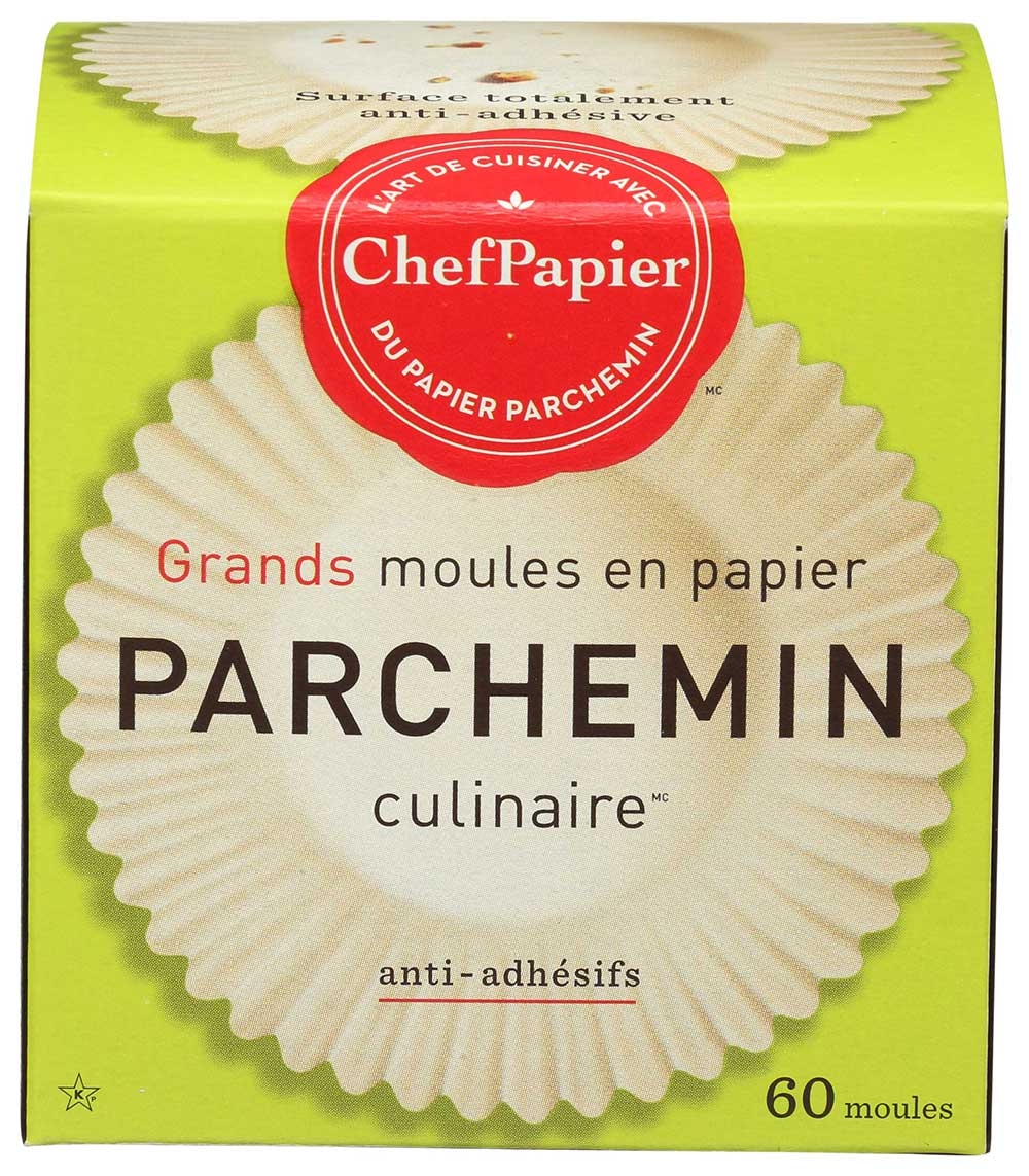 Paper Chef Parchment Large Baking Cup, 60 count per pack -- 12 per case