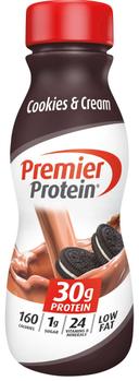 Premier Protein Cookies and Cream Protein Shake, 11.5 Fluid Ounce -- 12 per case
