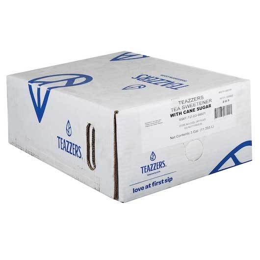 Teazzers Liquid Tea Sweetener with Cane Sugar, 3 Gallon Jug