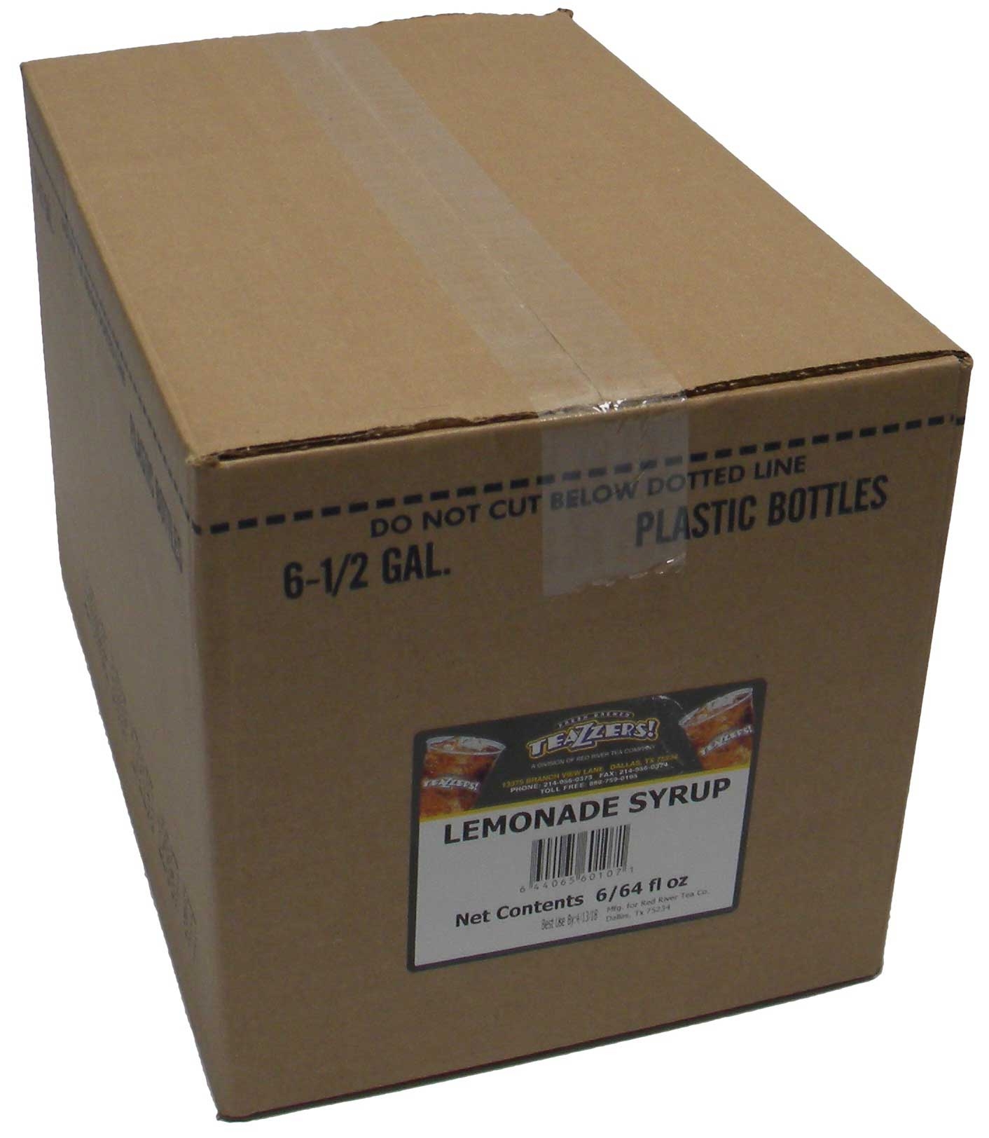 Teazzers Lemonade Syrup, 64 Ounce -- 6 per case.