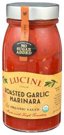 Lucini Italia Organic Roasted Garlic Marinara Pasta Sauce, 25.5 Fluid Ounce -- 6 per case