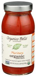 Organico Bello Marinara Pasta Sauce, 25 Ounce -- 6 per case.