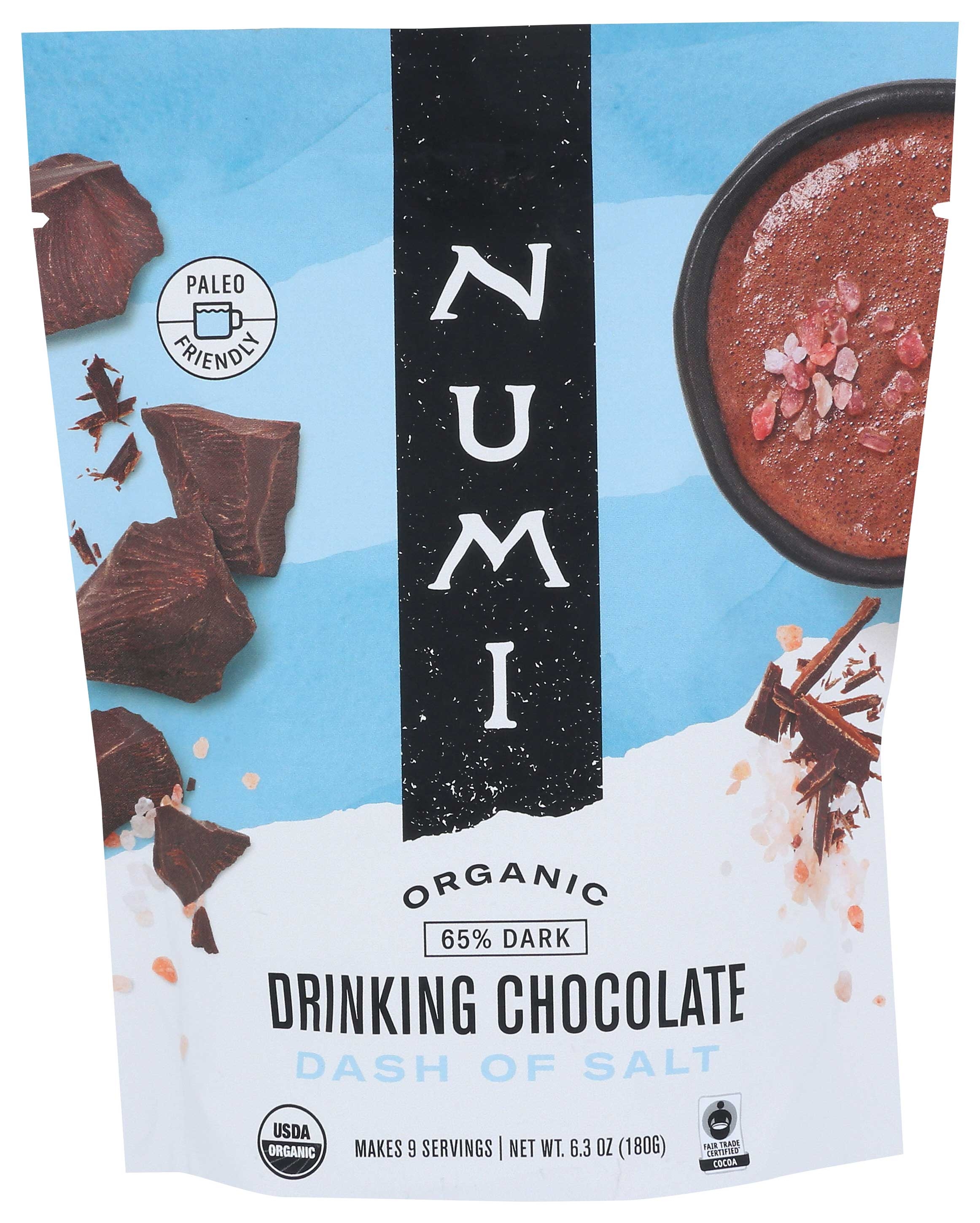 Numi Dash of Salt Drinking Chocolate, 6.3 Ounce -- 6 per case