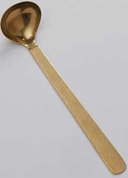American Metalcraft Vintage Gold Hammered Ladle, 1 1/2 Ounce