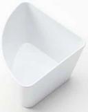 American Metalcraft White ABS Plastic Quarter Size Round Insert Only, 15 Ounce