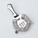 American Metalcraft Silver Tight Coil Two Prong Bar Strainer