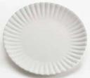 American Metalcraft Melamine Medium Paper Plate, 8 7/8 inch Dia x 5/8 inch Height