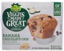 Veggies Made Great Banana Chocolate Chip Muffin, 12 Ounce -- 8 per case