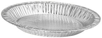 D and W Fine Pack Aluminum Pie Plate, 9 inch -- 500 per case