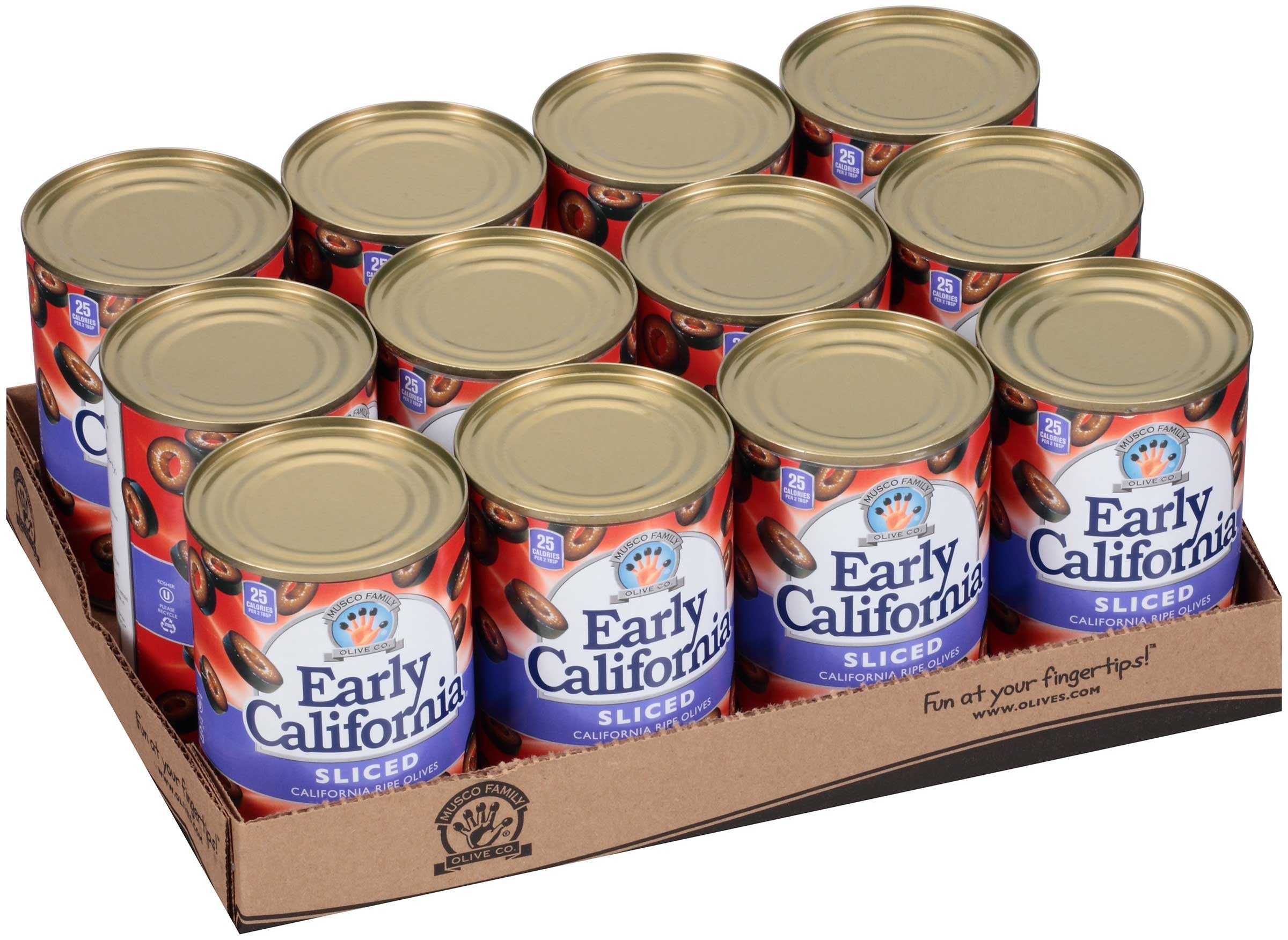 Early California Sliced Ripe Olives, 6.5 Ounce -- 12 per case.