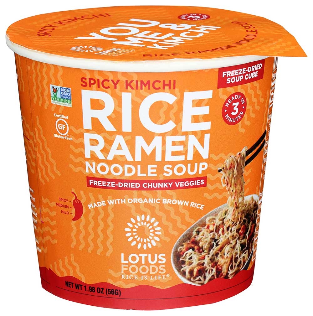 Lotus Foods Organic Spicy Kimchi Ramen Noodle Soup, 1.98 Ounce -- 6 per case