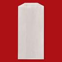 Fischer White Plain Popcorn Bag, 3.5 x 2 x 8 inch -- 1000 per case.