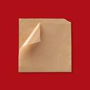 Fischer TruKraft Kraft Grease Resistant Plain Side-Open Sandwich Bag, 7 x 6 3/4 inch -- 1000 per case.