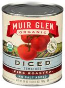 Muir Glen Fire Roasted Diced Tomatoes, 28 Ounce -- 12 per case
