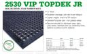 Cactus Black Vip Topdek Junior Floor Mat, 1/2 inch.