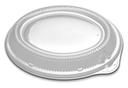 D and W Fine Pack Clear Plastic Oval Platter Stackable Lid Only, 8 x 11 inch -- 250 per case.